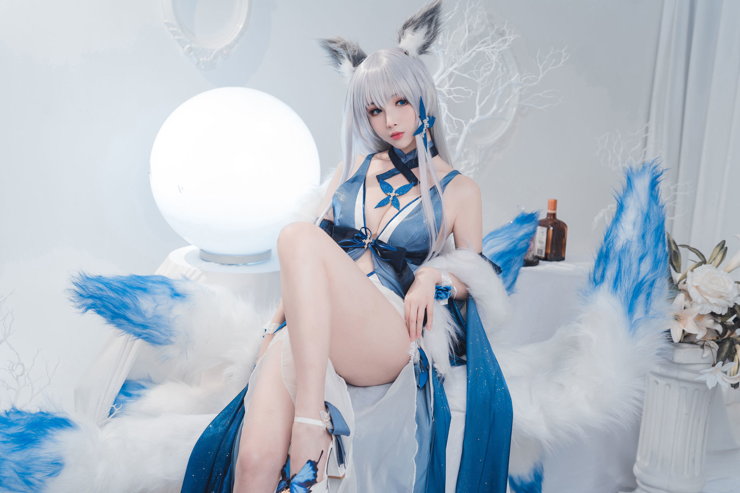 [网红COSER]COS福利rioko凉凉子信浓礼服插图9